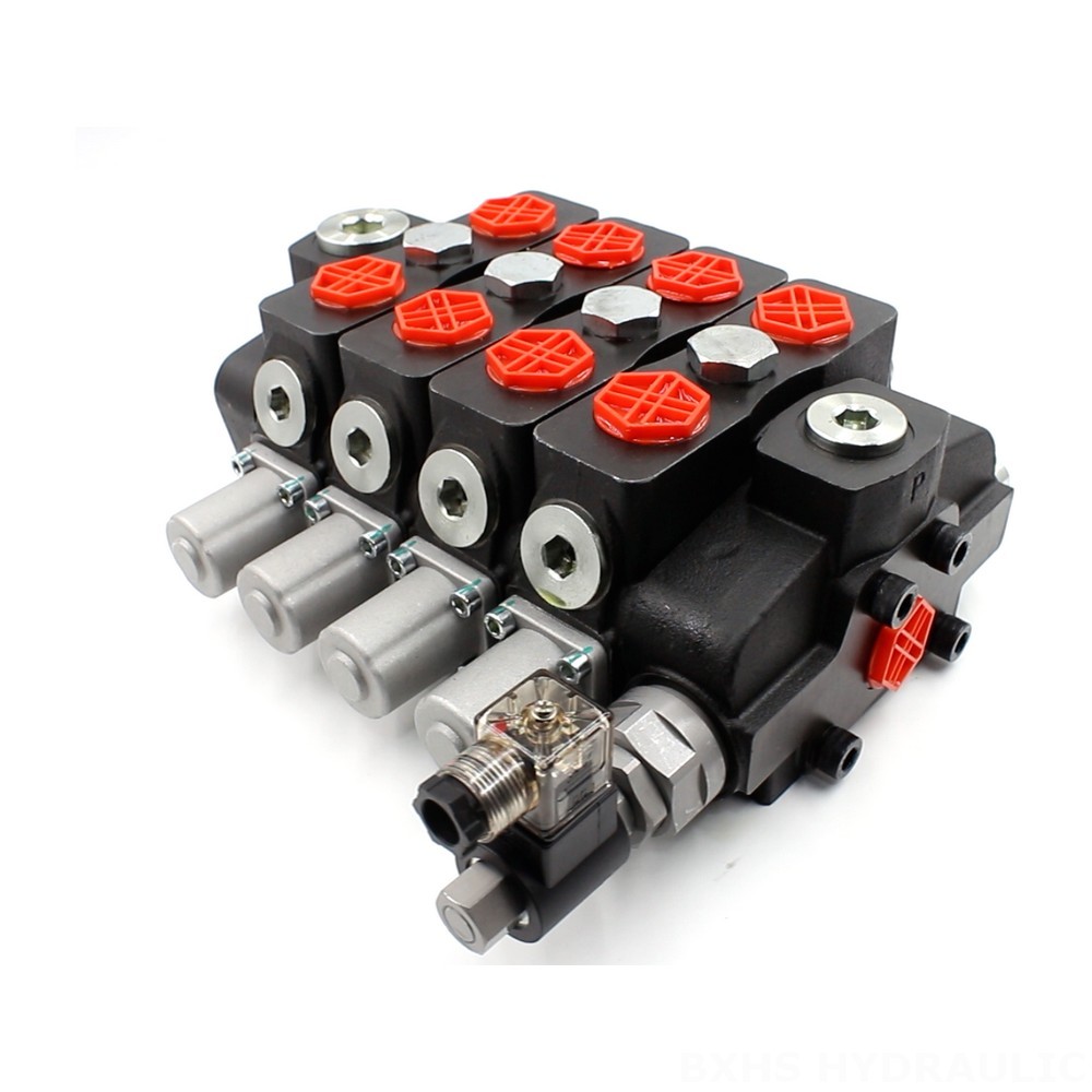 SD8-Electric unloading valve Manual 4 Spool Sectional Directional Valve | Wholesale image